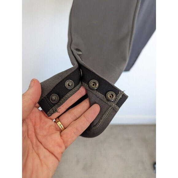 Alice Olivia Ponte Pants Gray Snap Ankle Size Medium - Picture 5 of 12